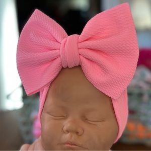 Handmade Baby/Toddler Pink Classic Head Wrap
